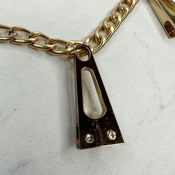 Da Vinci Gold Chain Link Belt Y2K Festival ✨ - Picture 10 of 11